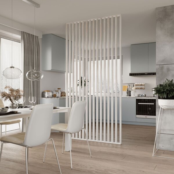 MDF válaszfal Riflaj, LDA PREMIUM, Ezüstös tölgy, 275x58 cm