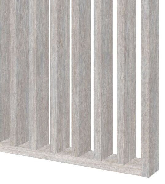 MDF válaszfal Riflaj, LDA PREMIUM, Ezüstös tölgy, 275x58 cm