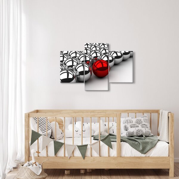 Fényes gömbök képe (90x60 cm)
