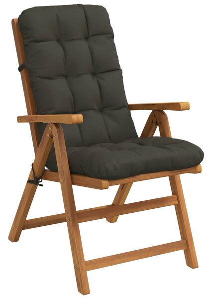 VidaXL 6 darabos magas háttámlás székpárna VIANEN 6 pcs Antracitszürke