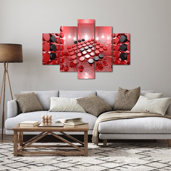 A gomb absztrakció képe (150x105 cm)