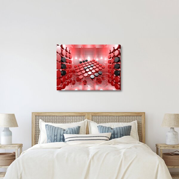 A gomb absztrakció képe (70x50 cm)