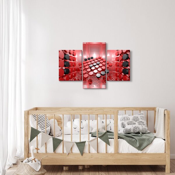 A gomb absztrakció képe (90x60 cm)