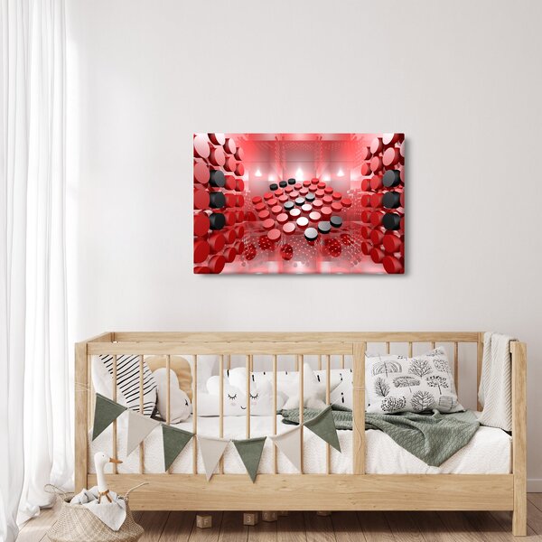 A gomb absztrakció képe (90x60 cm)