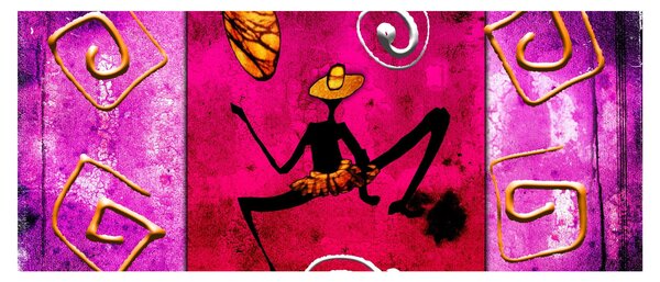 Történelmi falfestmény képe (120x50 cm)