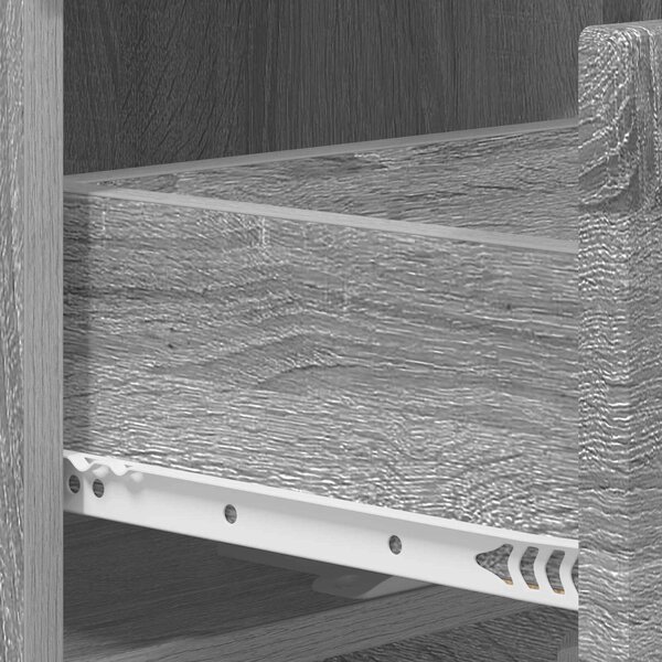 VidaXL Éjjeliszekrény 2 db Szürke Sonoma 33,5 x 34,5 x 50 cm