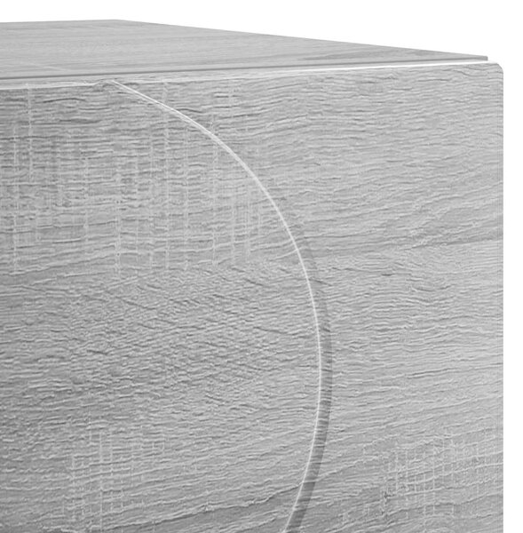 VidaXL Éjjeliszekrény 2 db Szürke Sonoma 33,5 x 34,5 x 50 cm