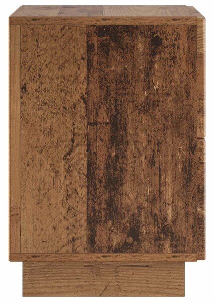 VidaXL Éjjeliszekrény 2 db Tölgyfa 33,5 x 34,5 x 50 cm Szerelt Fa