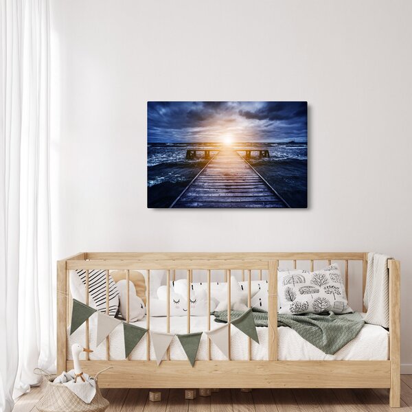 A móló képe nappal (90x60 cm)