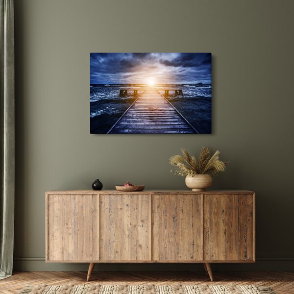 A móló képe nappal (90x60 cm)