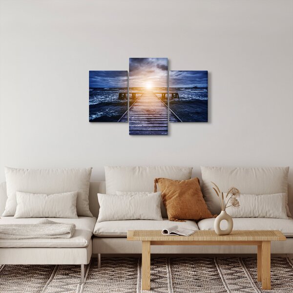 A móló képe nappal (90x60 cm)