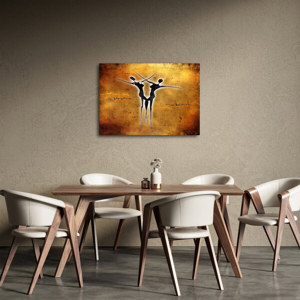 Festmény képe egy táncoló párról (70x50 cm)