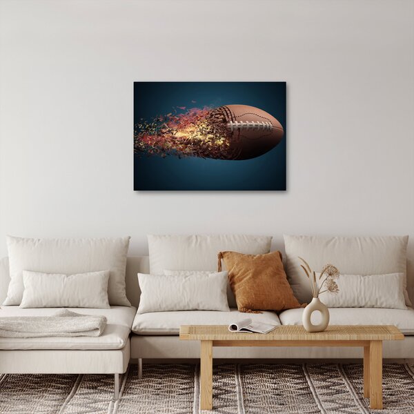 Kép - Rögbi labda akcióban (70x50 cm)