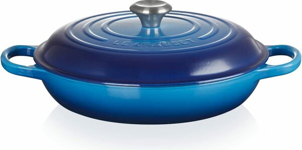 Le Creuset Gourmet Casserole Öntöttvas Sütőedény Ø 30cm 3,2L - Azúrkék