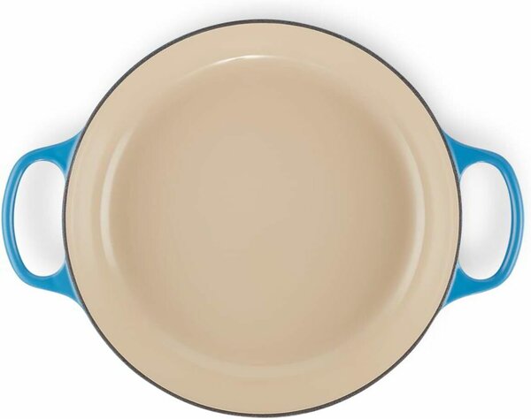 Le Creuset Gourmet Casserole Öntöttvas Sütőedény Ø 30cm 3,2L - Azúrkék