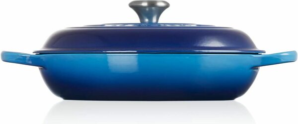 Le Creuset Gourmet Casserole Öntöttvas Sütőedény Ø 30cm 3,2L - Azúrkék