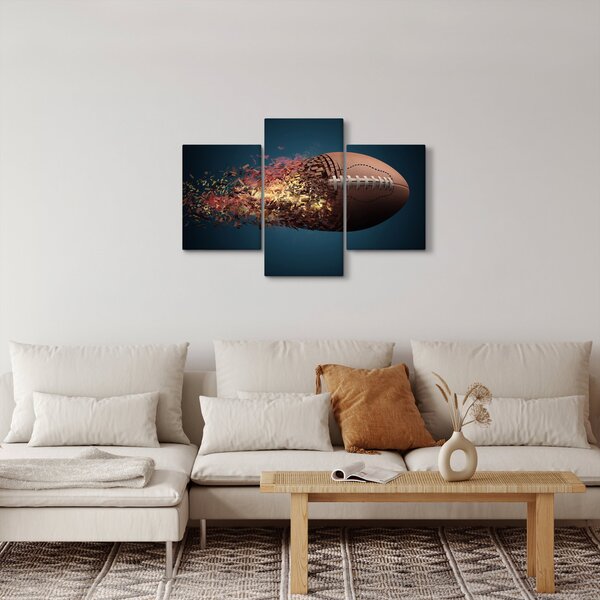 Kép - Rögbi labda akcióban (90x60 cm)
