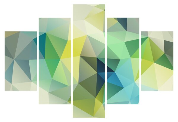 A geometriai absztrakció képe (150x105 cm)
