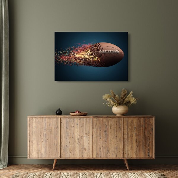Kép - Rögbi labda akcióban (90x60 cm)