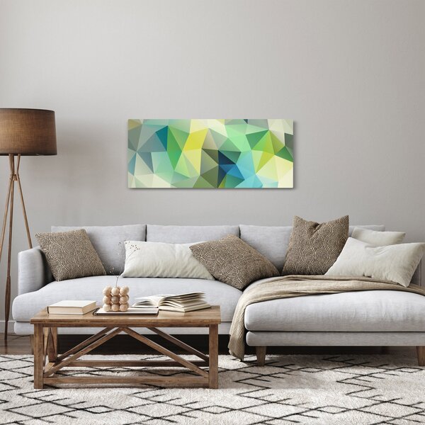 A geometriai absztrakció képe (120x50 cm)