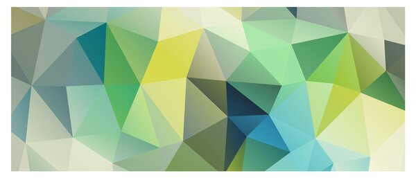 A geometriai absztrakció képe (120x50 cm)