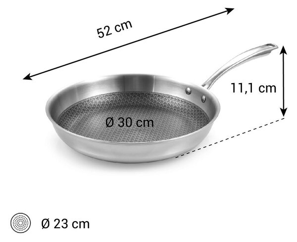 SteelCRAFT serpenyő ø 30 cm