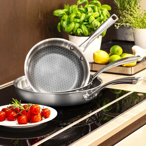 SteelCRAFT wok fedővel ø 28 cm