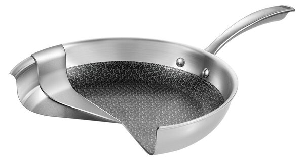 SteelCRAFT wok fedővel ø 28 cm