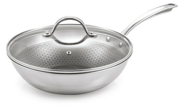 SteelCRAFT wok fedővel ø 28 cm