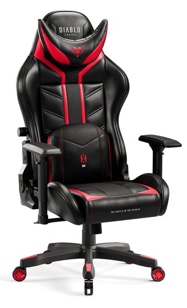 Diablo X-Ray 2.0 gamer szék Átlagos méret: Fekete és piros