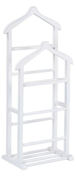 Hanah Home Valet Stand White Beta Double - White