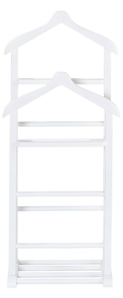 Hanah Home Valet Stand White Beta Double - White