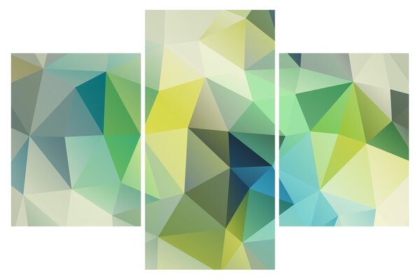 A geometriai absztrakció képe (90x60 cm)
