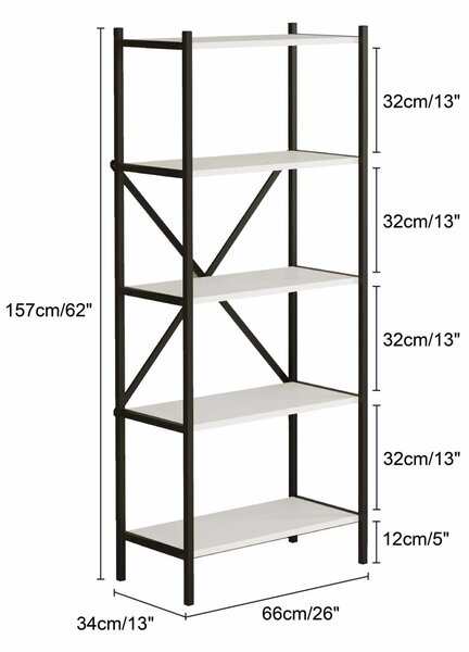 Hanah Home Többfunkciós polc White Fermo - Fehér