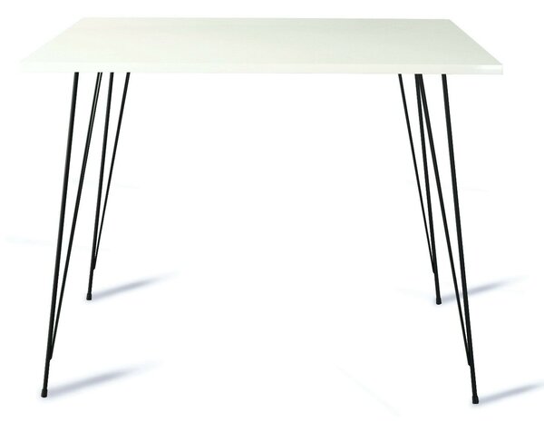 Hanah Home Table White Sandalf Square - Fényes fehér