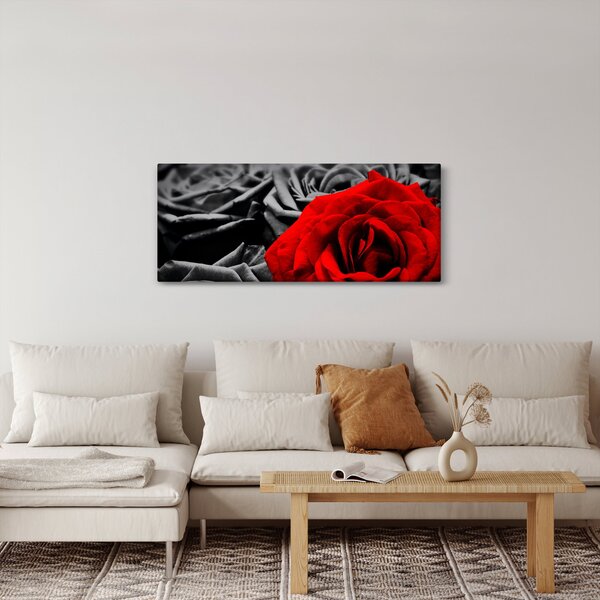 Kép - Rózsa virágok (120x50 cm)