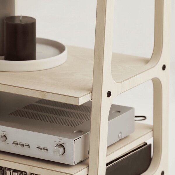 Hanah Home Record Player Stand Natural CPT4849-50