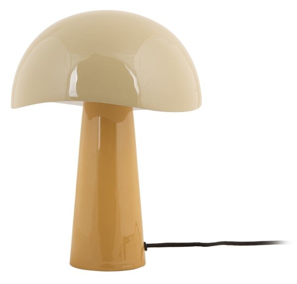 Okkersárga asztali lámpa fém búrával (magasság 33 cm) Grato – Leitmotiv