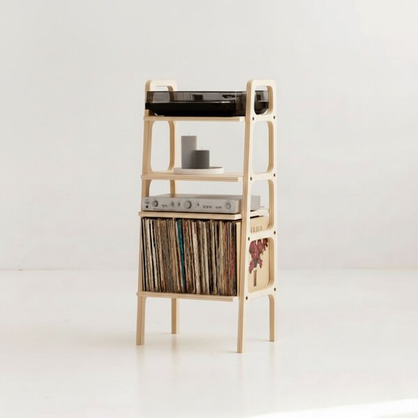 Hanah Home Record Player Stand Natural CPT4849-50
