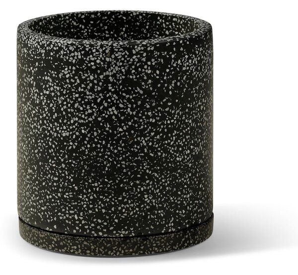 Terrazzo fekete kerti kaspó, ø 34 cm - Bonami Selection