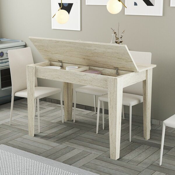 Hanah Home Kitchen Table Travertine Kiev - Travertine