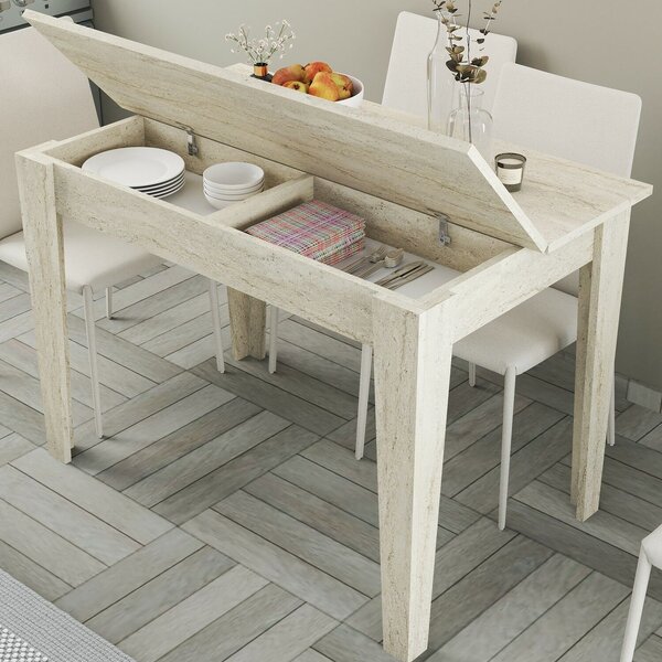 Hanah Home Kitchen Table Travertine Kiev - Travertine