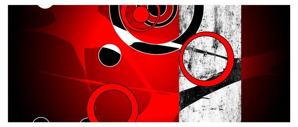Az absztrakció képe (120x50 cm)