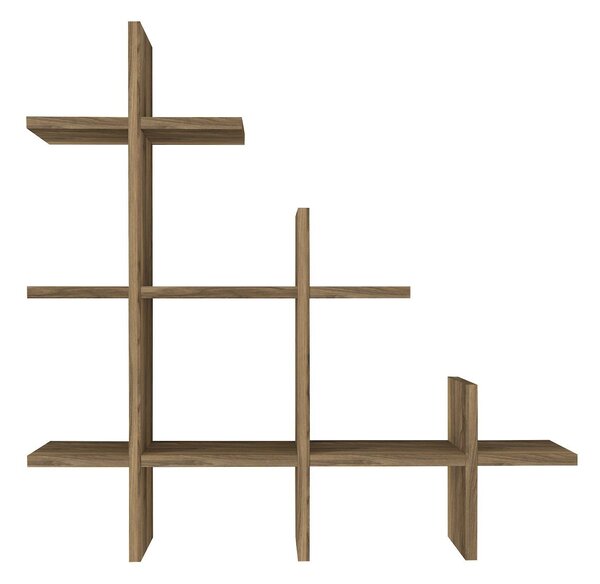Hanah Home Wall Shelf Walnut Juke - Walnut