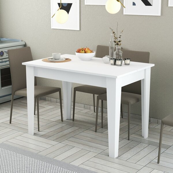 Hanah Home Kitchen Table White Kiev 510 - White