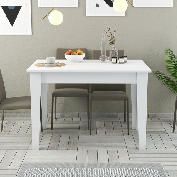 Hanah Home Kitchen Table White Kiev 510 - White
