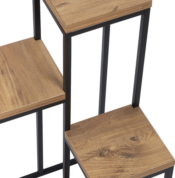 Hanah Home Dekoratív Virágtartó Atlantic Pine Fekete Jason