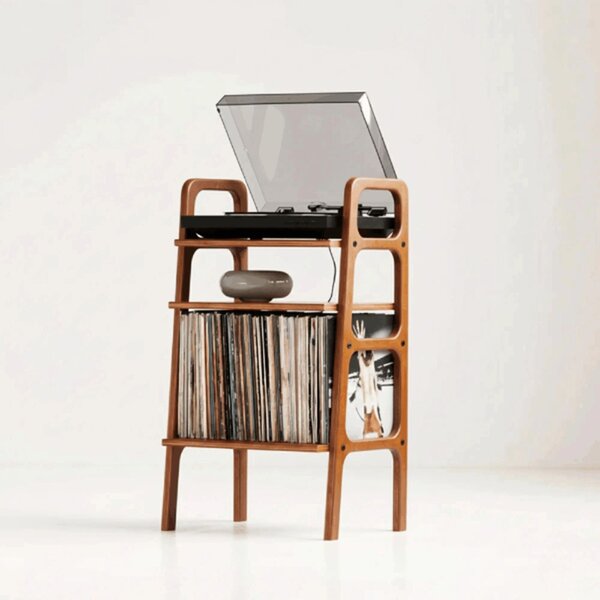 Hanah Home Record Player Stand Teak CPT4833-50