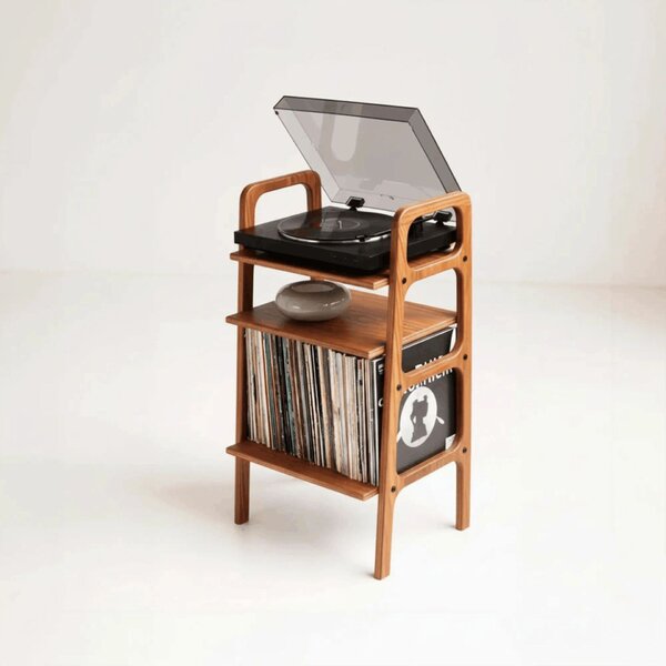 Hanah Home Record Player Stand Teak CPT4833-50