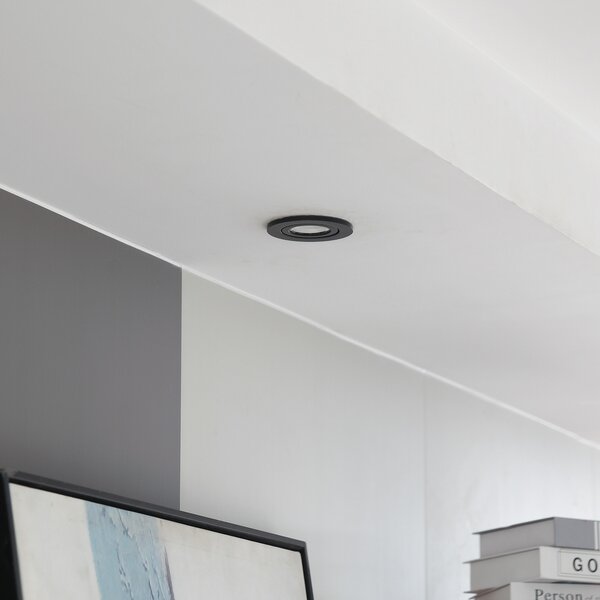 Spotlámpa Arcchio, Eliar, dimmable, Fekete, Nappali, Alumínium, Modern